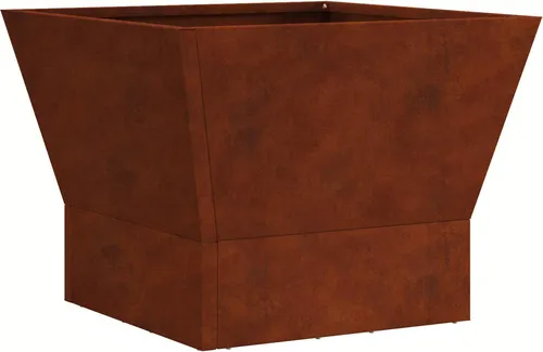 vidaXL Quadratische Feuerstelle 40x40 cm aus Cortenstahl