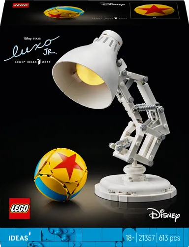 Disney Pixar Luxo Jr. LEGO Set - LEGO Set mit dem ikonischen Disney Pixar Charakter Luxo Jr., ideal für kreative Bauprojekte und Fans der Animationsgeschichte.