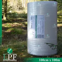 Luftpolsterfolie 100cm x 100m - 2-lagig - Folien für den sicheren Versand, reißfest und wasserabweisend, ideal zum Verpacken empfindlicher Produkte und zum Schutz vor Staub und Feuchtigkeit.