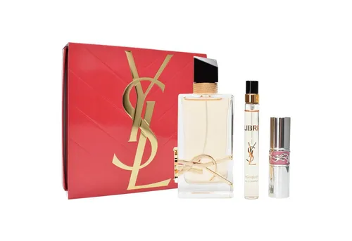 YVES SAINT LAURENT Duft-Set Libre Eau de Parfum 90 ml + 10 ml & Loveshine Lippenstift