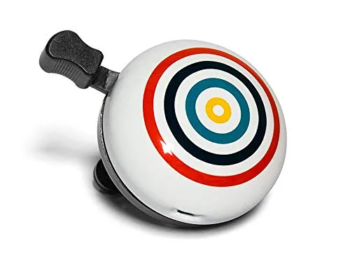 Nutcase NC021.Rad Klingel, Unisex, Kinder, Weiß/Rot/Blau