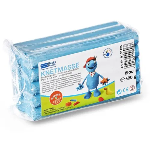  Plastilin 500g blau Becks Plastilin Knetmasse 6,90€/kg