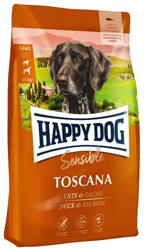 Happy Dog Supreme Toscana Ente und Lachs 12.5kg