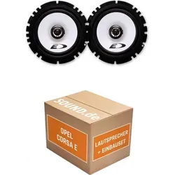 JUST SOUND Alpine SXE-1725 Einbauset für Opel Corsa E (2014-2019)