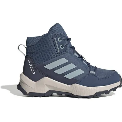 ADIDAS Kinder Multifunktionsstiefel Terrex Ax4r Mid - Vielseitige Kinder-Wanderschuhe für Outdoor-Abenteuer. Der halbhohe Schaft bietet stabilen Knöchelschutz, während die griffige Traxion Außensohle optimalen Halt auf jedem Terrain gewährleistet. Ideal für aktive Kids!
