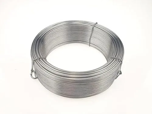 Garmix Gartendraht Bindedraht (Verzinkt 50m 2,0mm) in silber von Garmix
