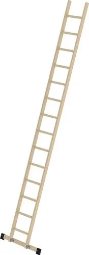 Anlegeleiter 14 Sprossen aus Pinie, L 4160mm von MUNK Günzburger Steigtechnik
