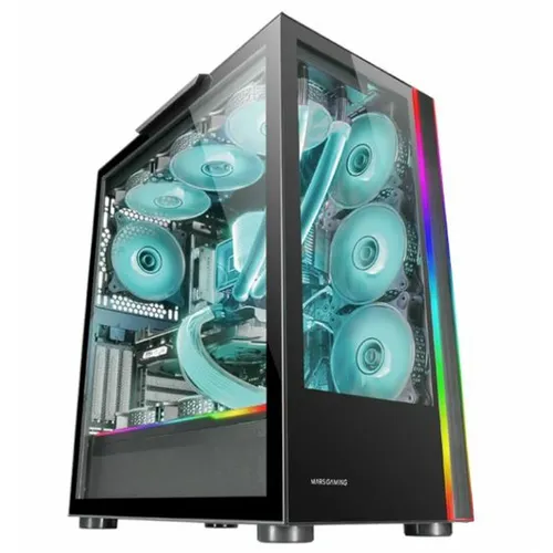 Mars Gaming MC-Ultra Tower Custom XXL Crystal Templado USB 3.0 ARGB Schwarz