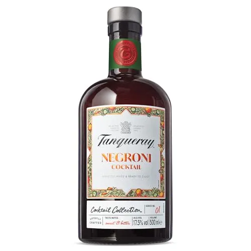 Tanqueray London Dry Gin Negroni Cocktail Drink, 17,5% Vol, 500ml | Tanqueray London Dry Gin Negroni Cocktail Drink, Cocktail Collection, 17,5% Vol, 500ml Einzelflasche