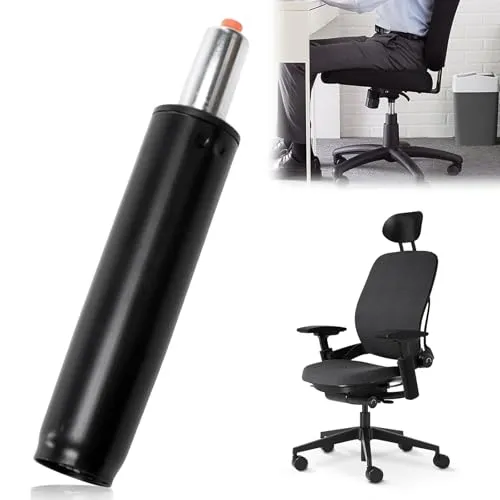 BAIFULAI Gasdruckfeder, Gasdruckfeder Bürostuhl 1000 lbs(450KG), 300-450mm einstellbar höhenverstellbarer, Gasfeder Gasdruckdämpfer Bürostuhl Ersatzteile für Drehstühle, Gelten Bürostühle, Schwarz