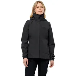 Jack Wolfskin Damen Stormy Point 2L JKT W Jacket - Schwarz, XXL - Funktionsjacke für optimalen Wetterschutz: wasserdicht, winddicht und atmungsaktiv für höchste Aktivität im Freien.