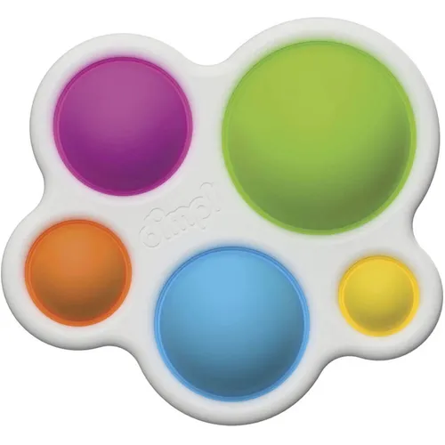 Tomy sensorisches Spielzeug Dimpl Manipulationsspiel Silikon Pop Kissen