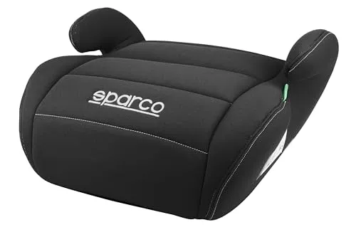 Sparco Kinderautositz Booster Schwarz i-Size für Jungen und Mädchen