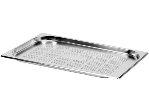 TRIZERATOP Aufbewahrungssystem Gastro Behälter, Edelstahl GN 1/1 530x325mm, gelocht, Edelstahl 201, (Stück, Gastro)