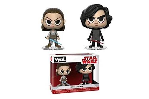 Figuren 2er-Pack Rey und Kylo Ren 9Cm