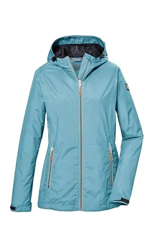 Killtec Outdoorjacke KOS 108 WMN JCKT - Funktionsjacke für Damen, leicht, wasser- und winddicht sowie PFAS-frei imprägniert – ideal für aktive Outdoor-Aktivitäten.