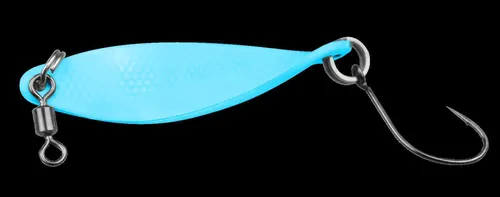 FTM Spoons zum Forellenangeln Spoon WOB 3,2g 4cm, Farbe:blau/neon pink