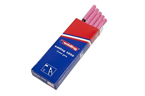 edding 1300 Fasermaler medium - pink - 10 Stifte - Rundspitze 2 mm - Filzstift zum Zeichnen und Schreiben - Filzstift für Schule, Mandala, Bullet Journal