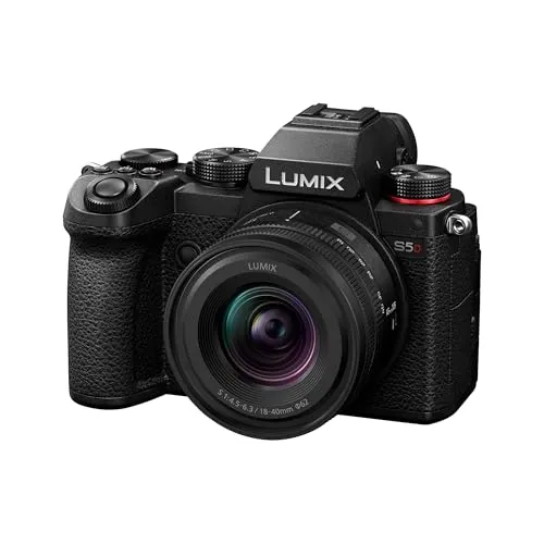 Panasonic DC-S5DNE-K Lumix S5D - Vollformatkamera mit 24,2 MP, 4K 60P Aufnahme, herausragende Bildstabilisierung und flexibler Monitor für kreative Aufnahmen