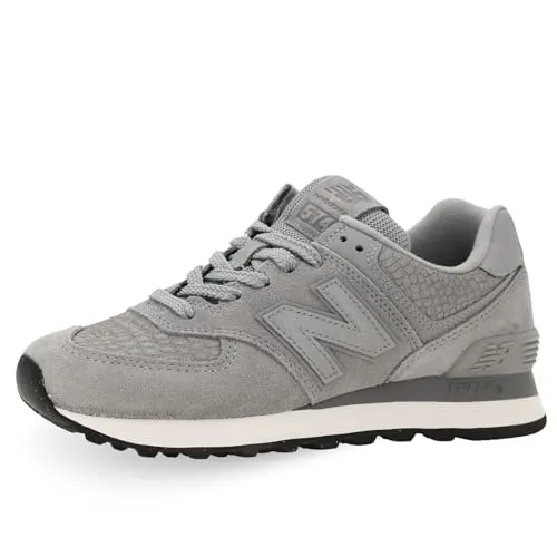New Balance WL574 Sneaker, Gr. 40, artic grau - Sportliche Sneaker aus robustem Leder, ideal für den Büro-Look. Mit anpassbarer Schnürung und rutschfester Sohle für optimalen Komfort und Stil.