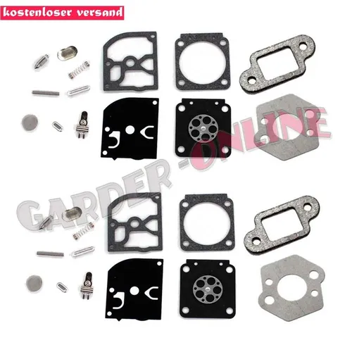 2x Vergaser Membransatz Dichtung für Zama Stihl 017 018 MS170 MS180 MS210 MS250