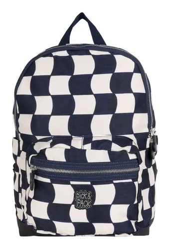 Pick&PACK Rucksack Backpack - Birds Design - Rucksacktaschen mit reflektierenden Elementen für bessere Sichtbarkeit. Ergonomisch geformt und aus 100% recyceltem PET, ideal für Kinder und umweltbewusste Eltern.