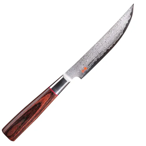 Suncraft Senzo Classic Damastmesser - 12cm Steakmesser mit 67 Lagen - Besteck-Einzelteile, hochwertiges Küchenmesser aus japanischem Damaststahl für präzise Schnitte und herausragende Schärfe.