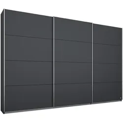 Schwebetürenschrank grau metallic 271x210 cm