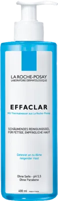 La Roche Posay Effaclar Schäumendes Reinigungsgel 400 ml - Gesichtsreinigung: Sanftes Reinigungsgel für fettige Haut, entfernt effektiv Unreinheiten und überschüssigen Talg, ohne die Haut auszutrocknen.