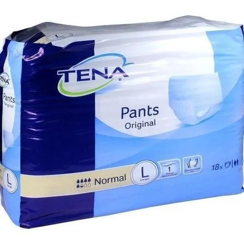 TENA PANTS Original Normal Large Einweghose - 18 Stück - Inkontinenzeinlagen für optimalen Schutz, atmungsaktiv und komfortabel, ideal für aktive Menschen.