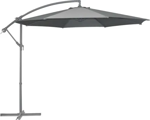 TrendLine Ampelschirm anthrazit, Ø 300 cm - Sonnenschirm mit elegantem Design, bietet optimalen Sonnenschutz und flexible Positionierung für Garten oder Terrasse.