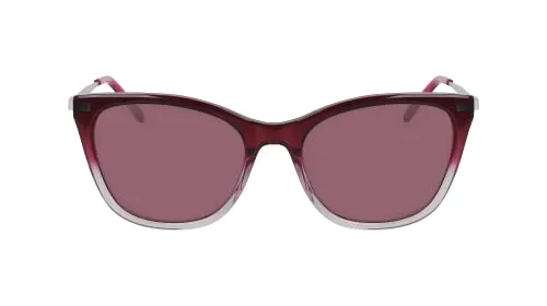 DKNY DK711S Damen-Sonnenbrille - Stilvolle lila Butterfly-Form - Sonnenbrillen | Acetat-Gestell in lila mit trendiger Butterfly-Form, ideal für einen modischen Auftritt an sonnigen Tagen.