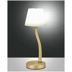 Fabas Luce Ibla Tischleuchte LED 1x9W in gold von Fabas Luce