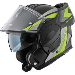 Bogotto FS-X600 Atyr Klapphelm - Motorradhelm mit integriertem Sonnenvisier und Bluetooth-Vorbereitung für einfaches Kommunizieren unterwegs. Ideal für Sicherheit und Komfort bei jeder Fahrt.