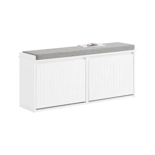 SoBuy Schuhbank FSR98-XL - Praktische Sitzbank für Schuhe - Drohnen Zubehör - Die Schuhbank FSR98-XL bietet mit ihrem modernen Design und der einfachen Selbstmontage eine stilvolle Lösung zur Aufbewahrung und als Sitzgelegenheit.