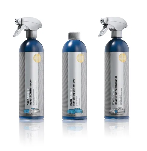 Koch Chemie Pflegeset Outside 3 Auto Reiniger + Microfasertuch