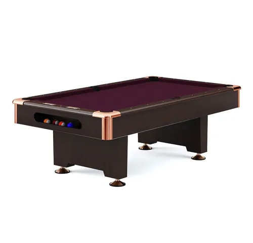 Automaten Hoffmann Billardtisch Billardtisch Club Pro III Dekor Nussbaum, Robuster, hochwertig verarbeiteter Billardtisch
