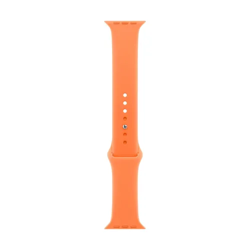 Apple Smartwatch Sportarmband in Orange - Sportliches Armband aus strapazierfähigem Fluorelastomer, ideal für die Apple Watch 42 mm. Perfekte Passform in M/L für optimalen Tragekomfort.