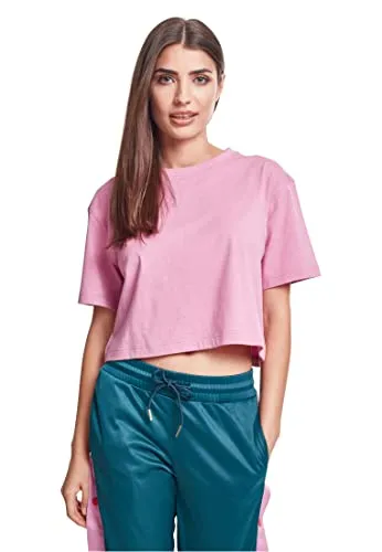 Urban Classics Damen Ladies Short Oversized Tee T Shirt, Coolpink, L EU