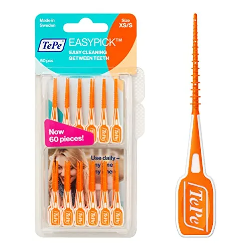 TePe EasyPick Dental Picks, Orange, ISO XS-S von TePe