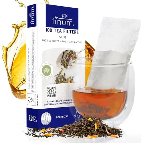 Finum 100 Papierteefilter Größe S 7,9 x 3 x 17 cm