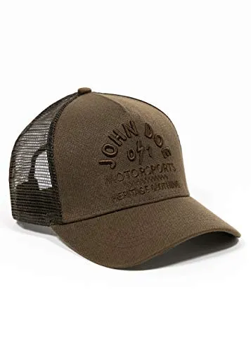 John Doe Cap Trucker Hat Heritage Brown - Hüte & Mützen, stylische Baseballcap in Heritage Brown, ideal für lässige Looks und Outdoor-Aktivitäten, Einheitsgröße aus hochwertigem Polyester.