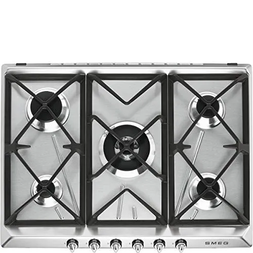 Smeg SR975XGH Gasherd 75 cm mit 5 Brennern von Smeg