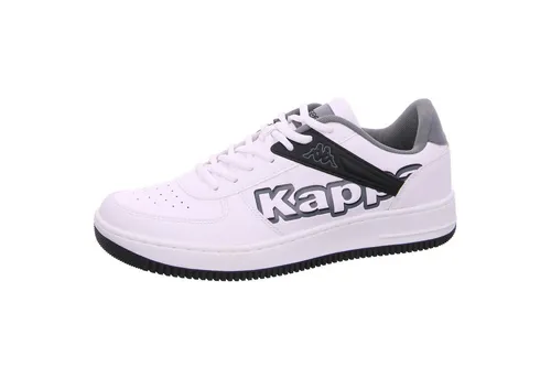 Kappa Bash FO Jungen Sneaker in Weiß, Größe 40 - Sneaker für Jungen - modisch und lässig, mit atmungsaktivem Obermaterial und rutschfester Sohle für höchsten Komfort und perfekten Sitz.