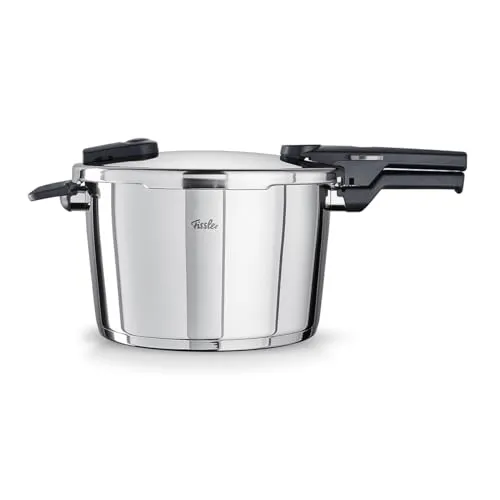 Fissler Schnellkochtopf Vitaquick 8,0 L - Kochtöpfe mit Druckregelventil und Druckanzeige für sicheres und schnelles Kochen, ideal für große Familien oder Meal Prep.