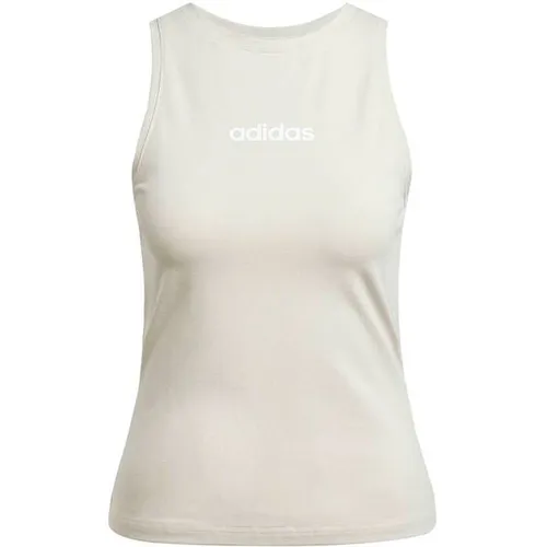 ADIDAS Damen Shirt Essentials Linear Slim Cotton