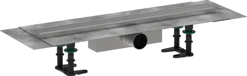 Produktbild hansgrohe RainDrain Compact Duschrinne 60 cm – edelstahl gebürstet