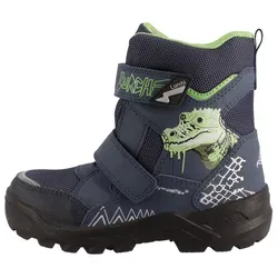 Lurchi Kepa Jungen Winterstiefel - Blau, Größe 30 - Wanderschuhe mit Tex-Membrane für zuverlässigen Nässe-Schutz und kuscheligem Innenfutter für warme Füße. Ideal für kalte Wintertage und optimaler Tragekomfort dank WMS Leistens in Weite, Weit.
