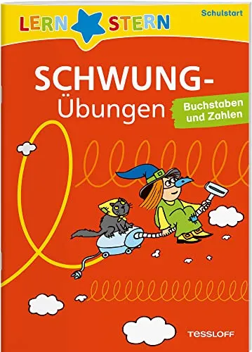 LERNSTERN Schwungübungen Buchstaben und Zahlen: Gut vorbereitet ins 1. Schuljahr
