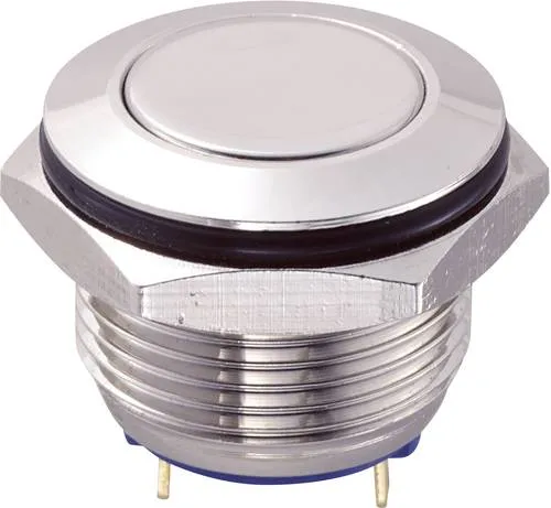 TRU Components 701802 GQ16F-10/J/N Vandalismusgeschützter Drucktaster 48 V/DC 2A 1 x Aus/(Ein) tastend 1St.